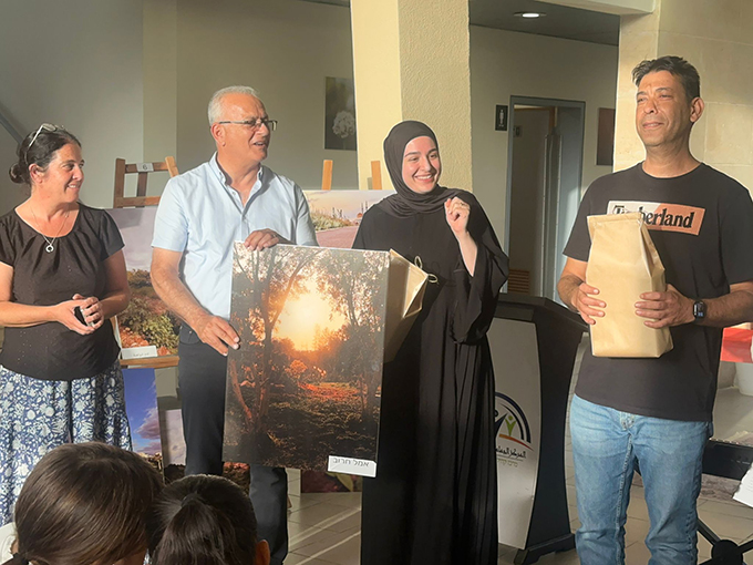 حفل توزيع الجوائز على المشاركين بمسابقة التصوير في وادي قانا